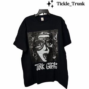 🔥 Tank Girl New Black 2XL Cotton screen printed T-Shirt
